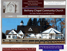 Tablet Screenshot of bethanychapel.net